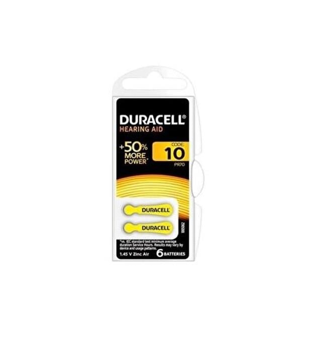 Duracell Kulaklık Pili No 10 1pk : 6 Adet