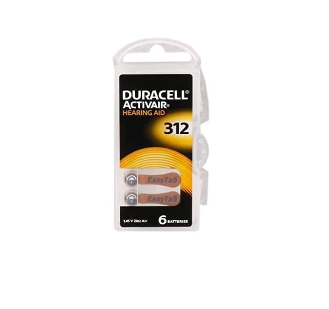 Duracell Kulaklık Pili No 312  1PK:6AD