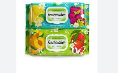 FRESHMAKEREGL FreshMaker Islak Havlu 100 lü Meyve