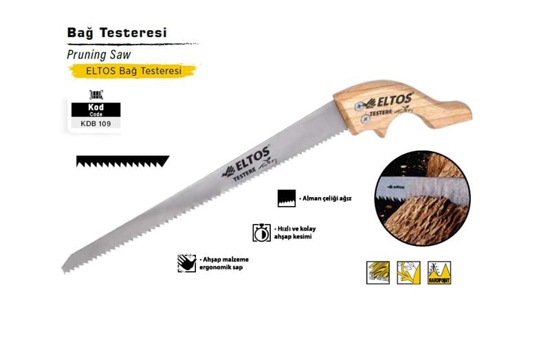 ELTOSEltos Bağ Testere Kromlu