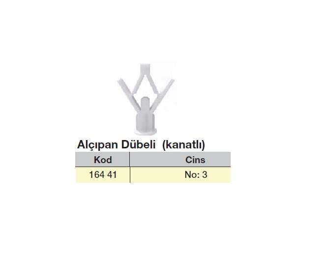 Ermo Alçıpan Dübeli Beyaz Kanatlı 1pk 25 adet