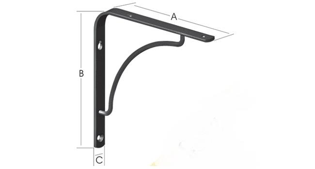 Ermo Meriç Rafaltı 20*20cm Siyah