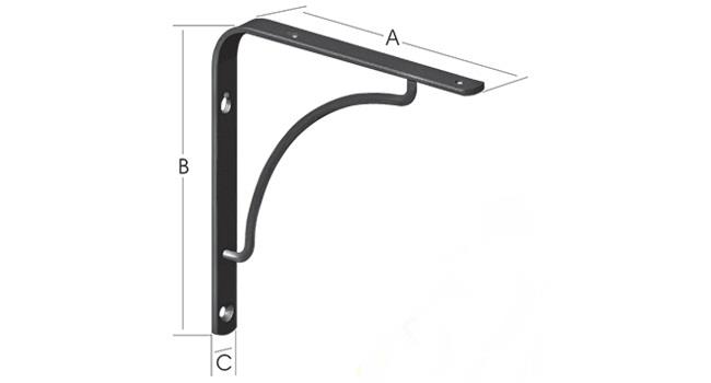 Ermo Meriç Rafaltı 25*25cm Siyah