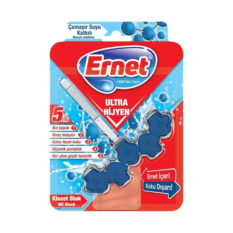 ERNETErnet Klozet Blok 50 gr Çamaşır Suyu Katkılı