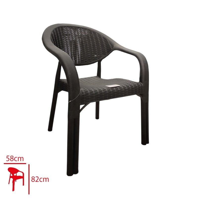 Star Yapı MarketFavory Koltuk Bamboo Pro Siyah