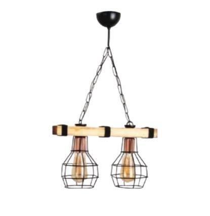 Star Yapı MarketFener 2 li Siyah Avize 1185