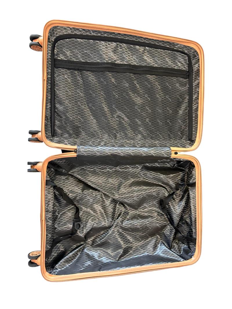 G-Max Valiz Lüks Krem Orta Boy