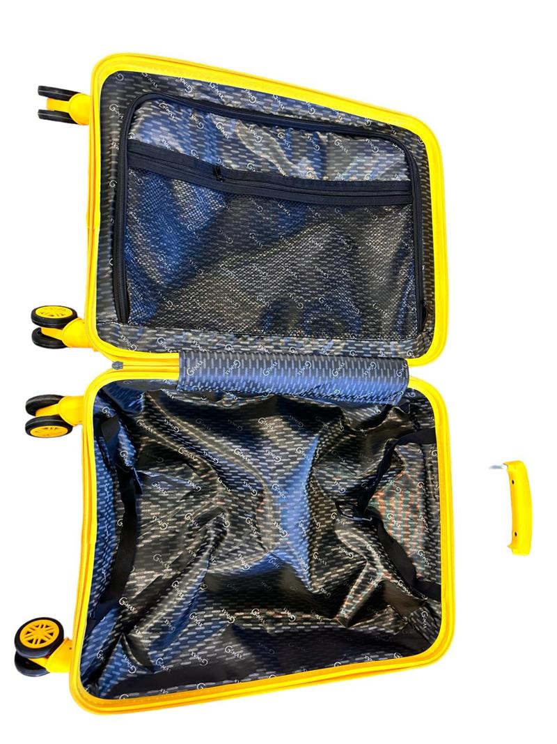 G-Max Valiz Lüks Sarı Küçük Boy