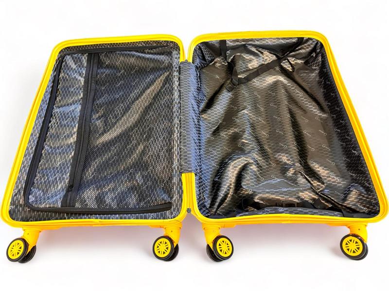 G-Max Valiz Lüks Sarı Orta Boy