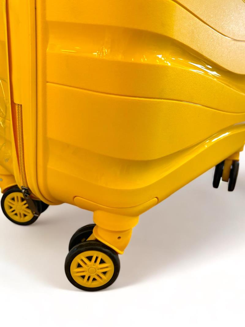 G-Max Valiz Lüks Sarı Orta Boy