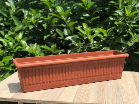 Hak Saksı Balkon Büyük 71 Cm Naturel 13 LT Plastik
