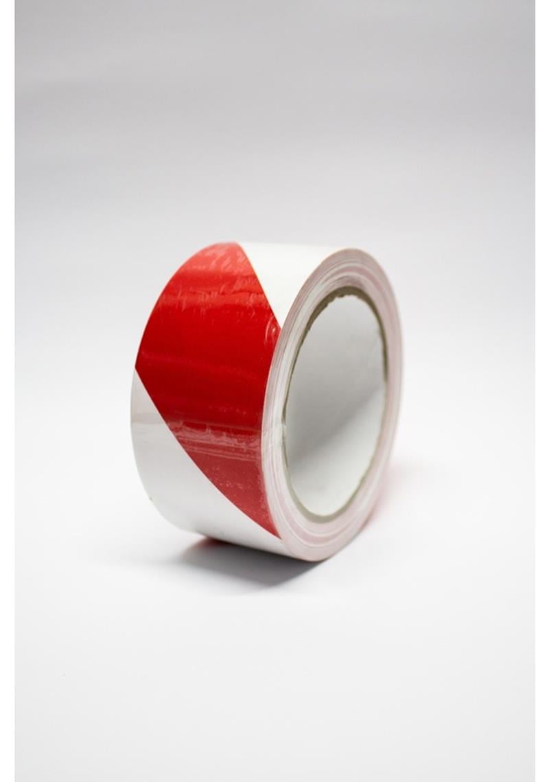 Hegi Yer Baretleme Bandı 50mm Kırmızı-Beyaz