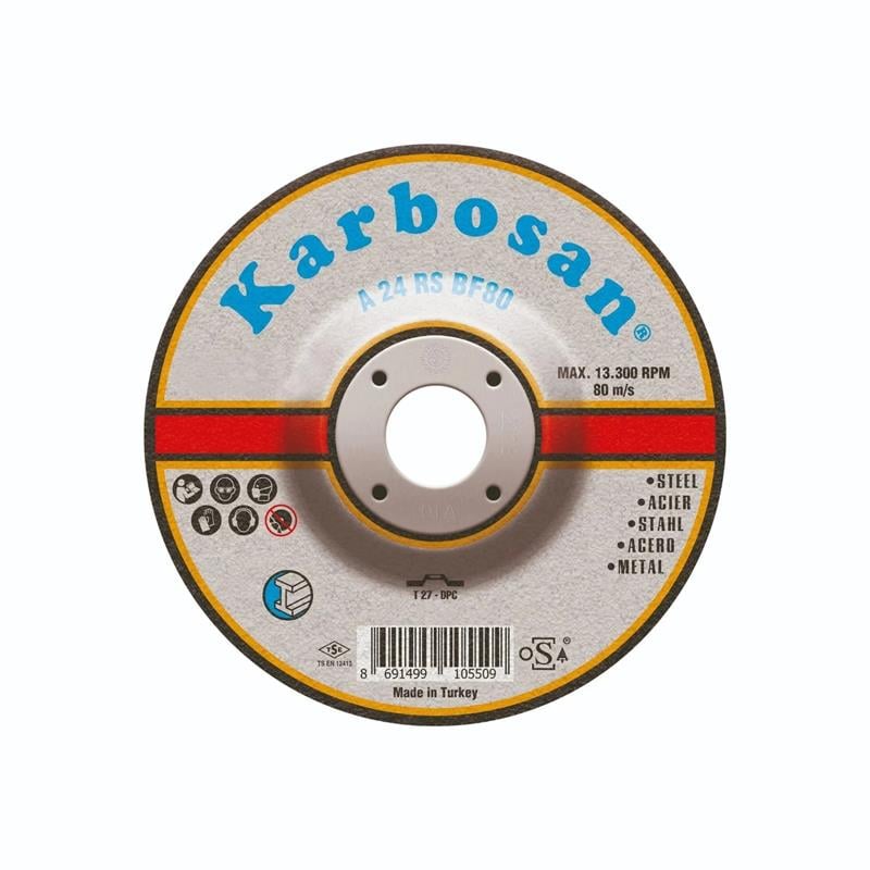 KARBOSANKarbosan Metal Taşlama Disk 180*8.0*22.23
