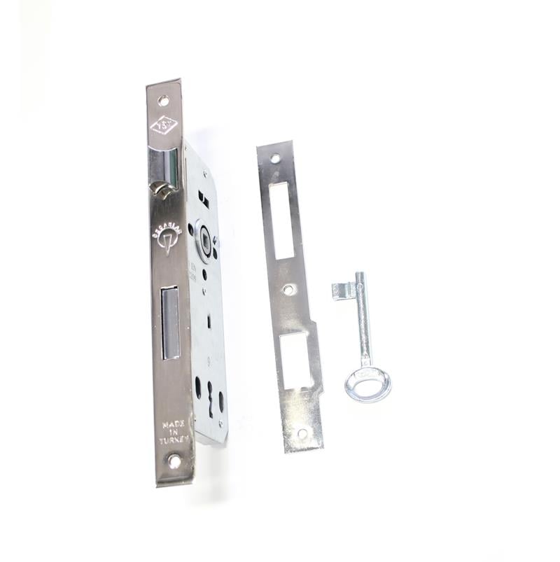 Kilit 23 mm WC Rulmanlı Kare Krom