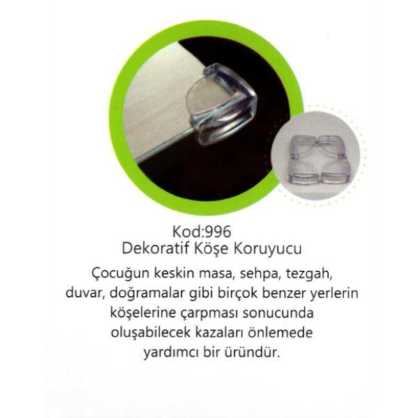Kilit Dekoratif Köşe Koruyucu