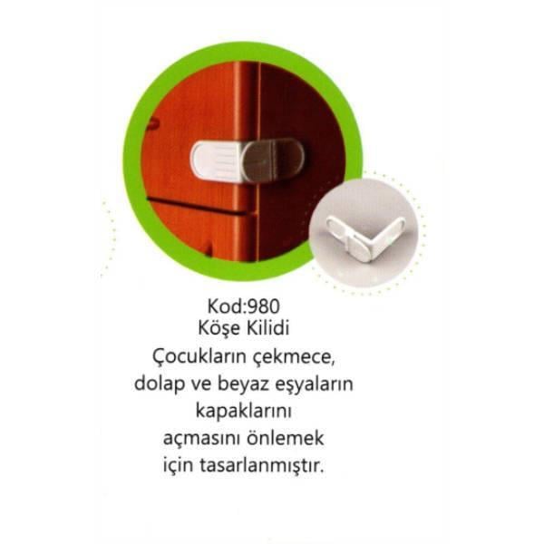 Kilit Kose Beyaz Plastik