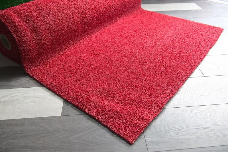 Kırmızı Rulo Kıvırcık Paspas  -Mt-