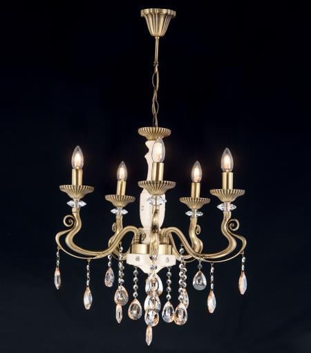 Kuğu 5*40 Beyaz Eskitme Avize