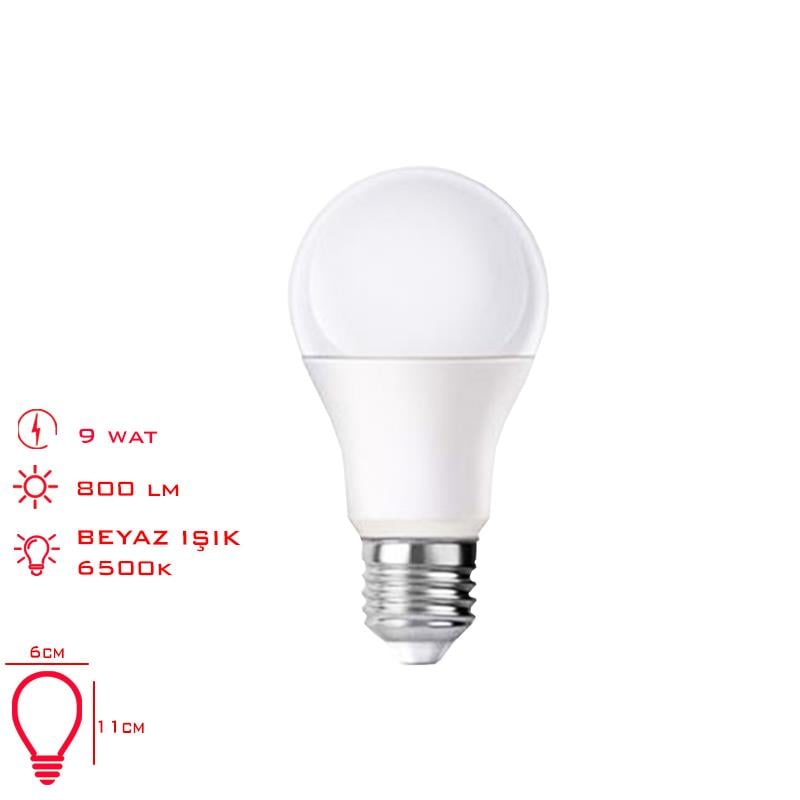 Leva Ampul Led Günışığı 9 Wat E27 LV-2946