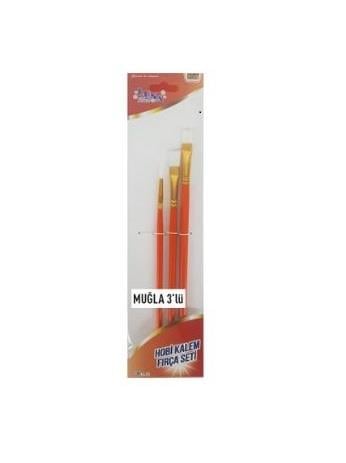 İZMİR FIRÇALuna Touch Hobi Kalem Fırça Muğla 3 Lü Set