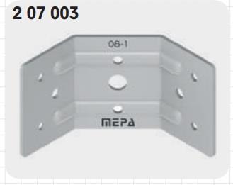 MEPAM 08-1 Düz Köşe Bağlantı Elemanı