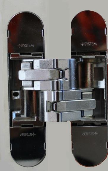 Menteşe Gizli 160mm Parlak Nikel