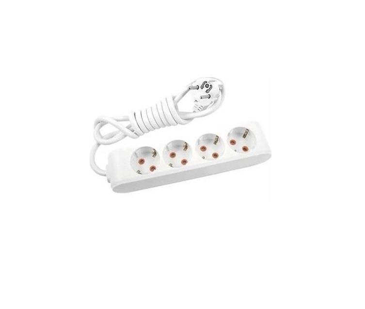 VİKOMulti-let Dörtlü Priz Topraklı Kablolu Ç. K. 5 Mt