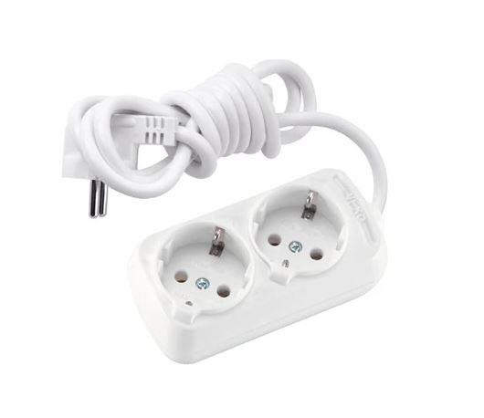 VİKOMulti-let İkili Priz Topraklı Kablolu Ç. K. 5 mt