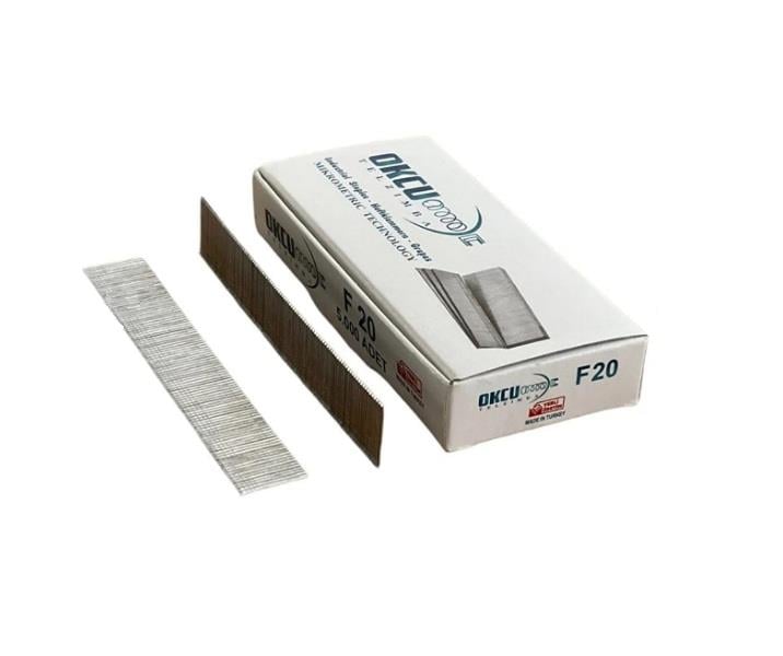OKÇUOkçu F-20 Brad Çivi Başlı 1 Paket (5000 Adet)