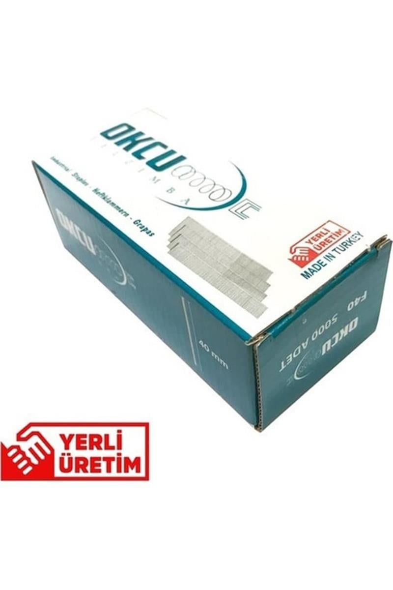 OKÇUOkçu F-40 Brad Çivi Başlı 1 Paket (5000 Adet)