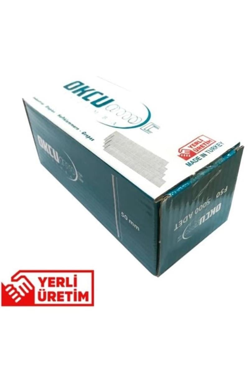 OKÇUOkçu F-50 Brad Çivi Başlı 1 Paket (5000 Adet)