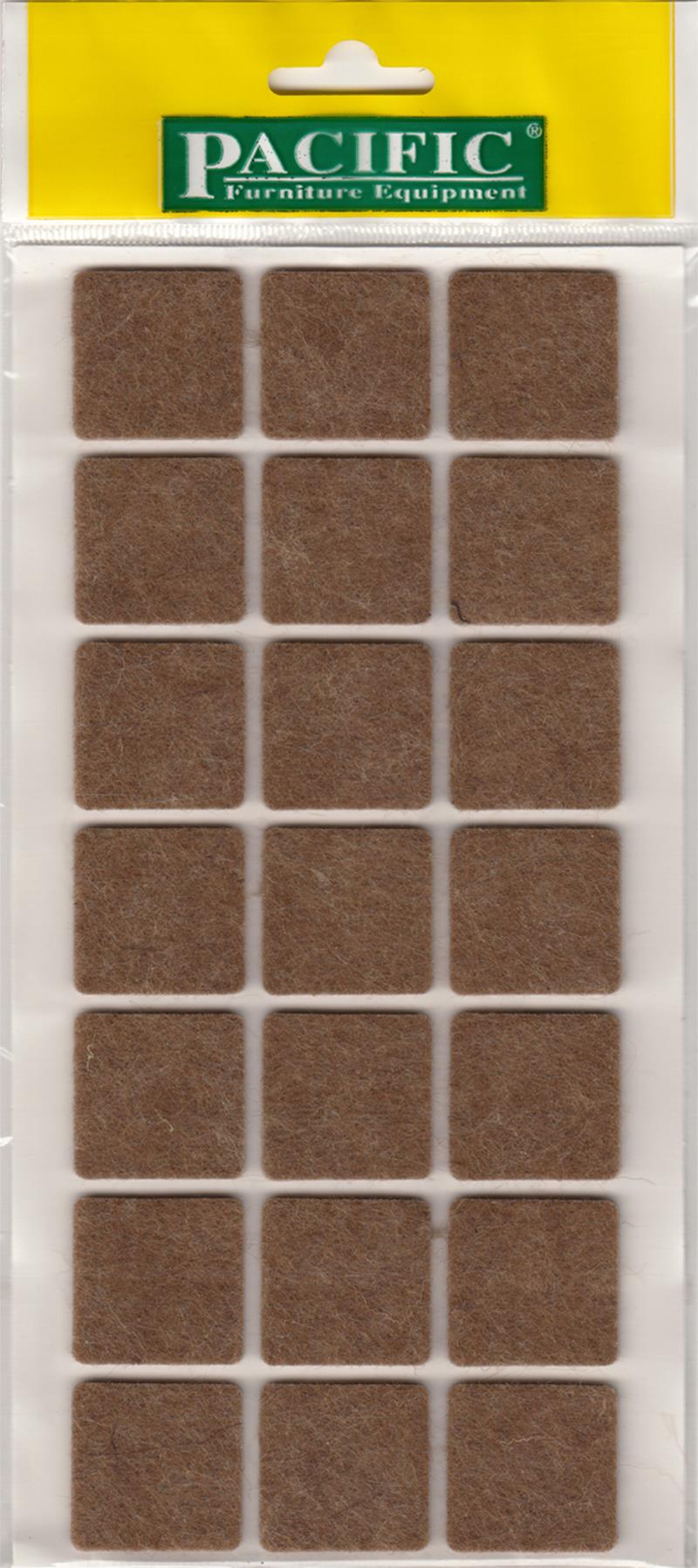 PacificPacific Yapışkan Keçe 30*30mm Kahve