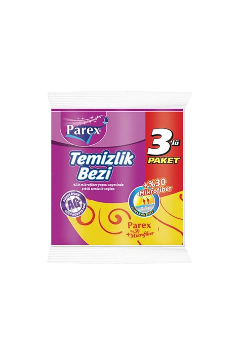 Parex Temizlik Bezi %30 Fiber 3 lü