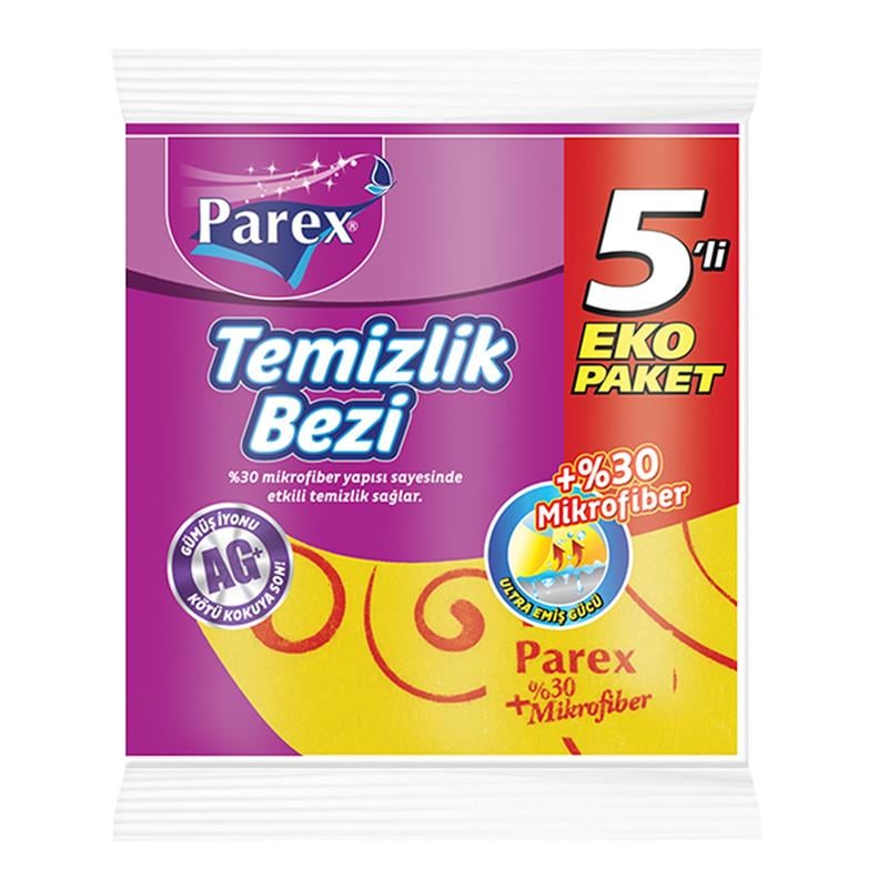 Parex Temizlik Bezi %30 Fiber 5 Li