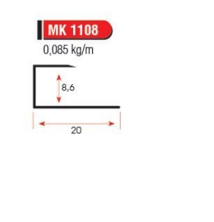Parke Bitim Profili 2700 mm MK1108-U
