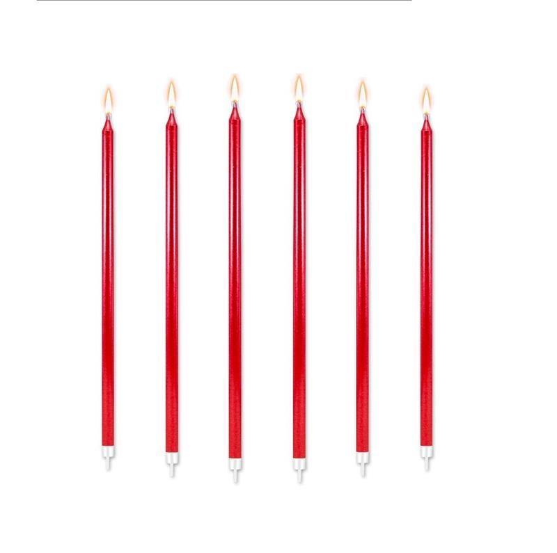 Parti Mum 10 lu 25 cm Kırmızı