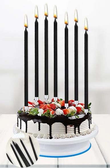 Parti Mum 10 lu 25 cm Siyah
