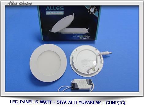 Star Yapı MarketPL-6W Günışığı Yuvarlak Led panel