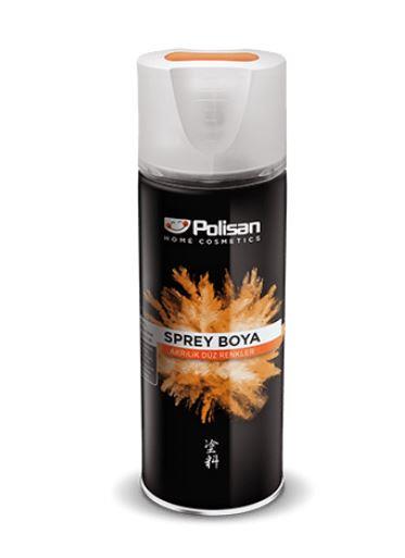 Polisan Akrilik Sprey Boya Parlak Beyaz RAL-9016