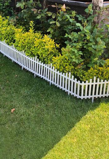 Poliwork Bahçe Çiti 60 cm Beyaz N-FBBY