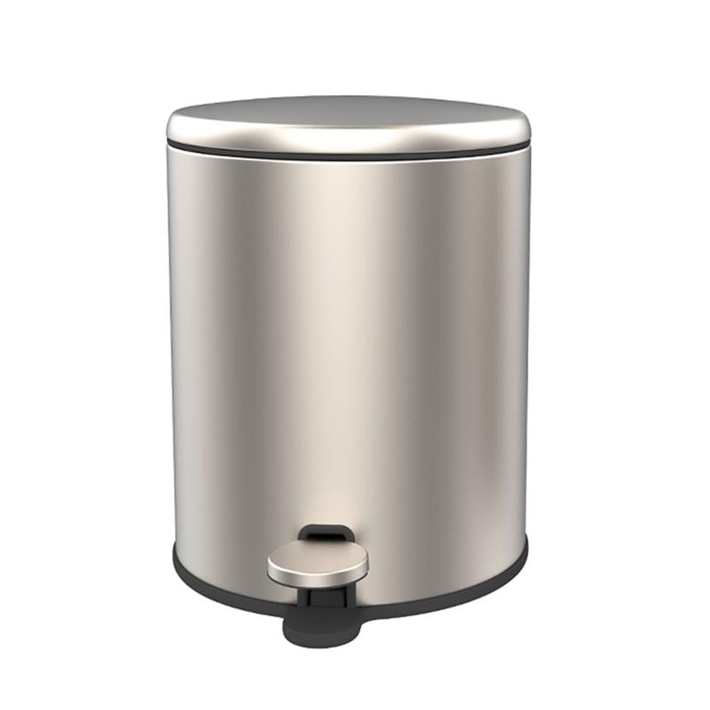 PRİMANOVAPrimanova Cigo Pedallı Çöp Kovası Mat Metal 6 Lt