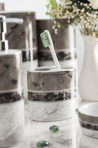 Primanova Garnsey Gri Diş Fırçalık