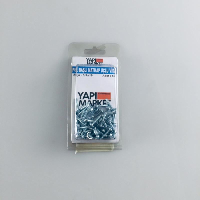 Pul Başlı M.U. Vida 3,9*19