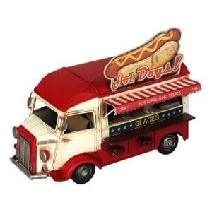 DiğerRetro Metal Fastfood Araba 21x29cm
