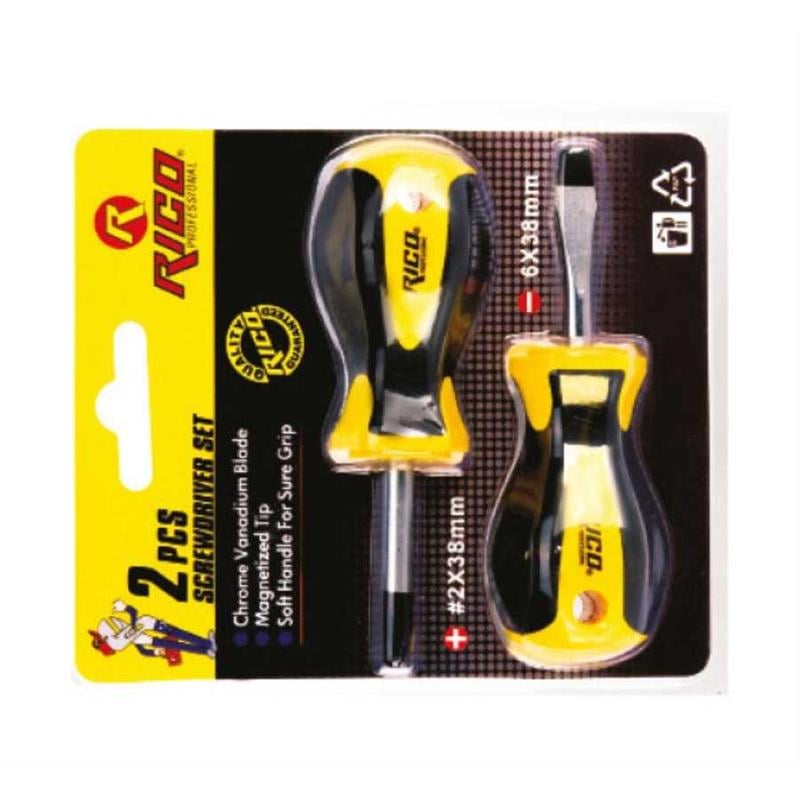 RİCORico 2 Pc Topaç Tornavida Klasik Set