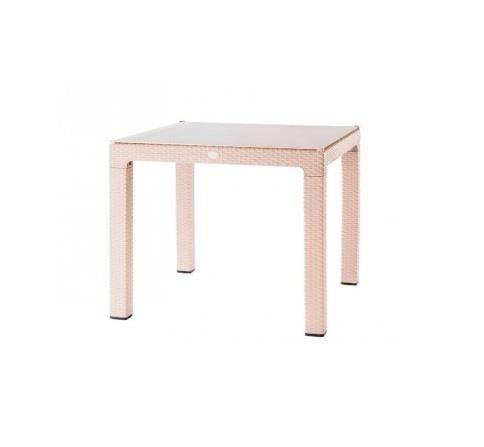 Sağlam Masa Elit Rattan 90*90 Camlı S-224-A