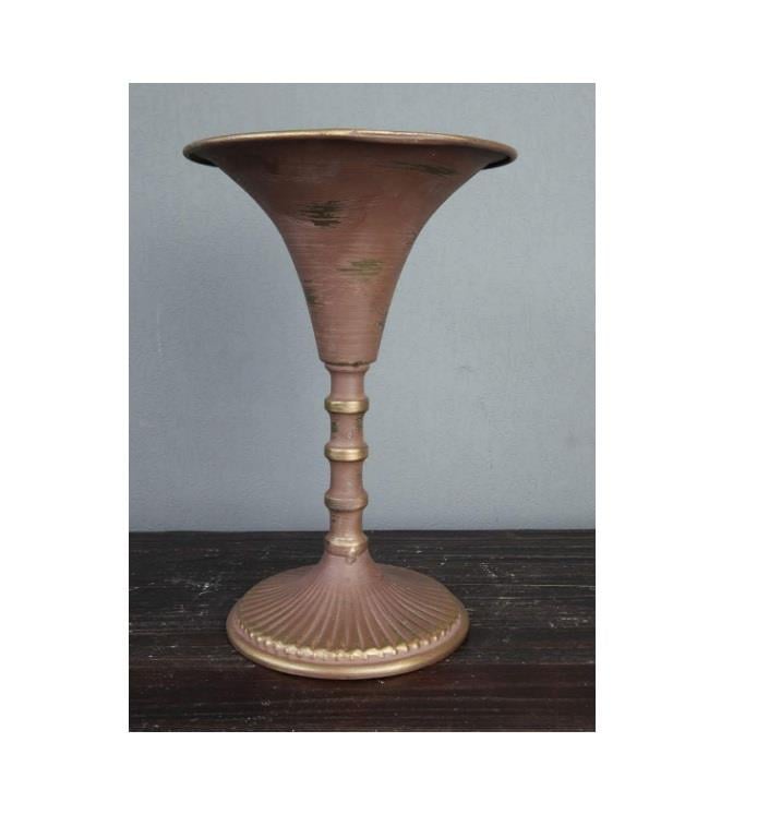 Sahara Eskitme Krem Metal Huni Dekor Bronz