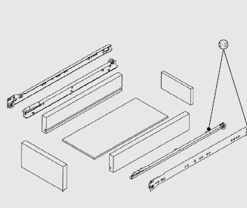 Samet 300 mm Bantlı Metal Ray Set Beyaz