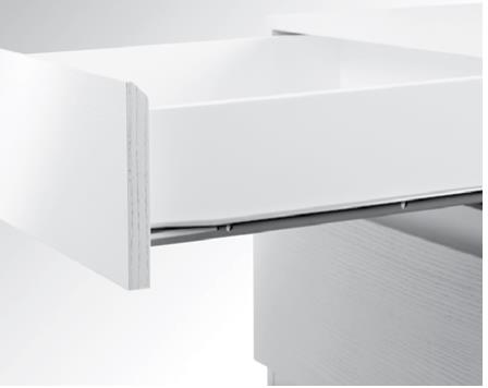 Samet 350 mm Bantlı Metal Ray Set Beyaz