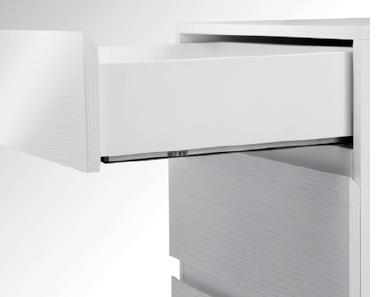 Samet Push Open 350 mm Kısmi Açılım Ray